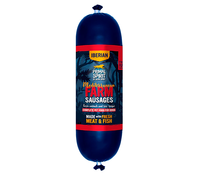 Lauku desa suņiem Mediterranean Farm saussage 1kg